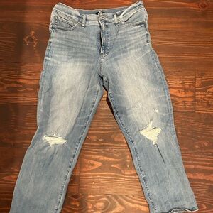 Express jeans straight ankle 10
